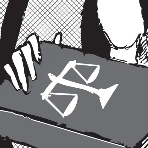 Illustration en noir et blanc