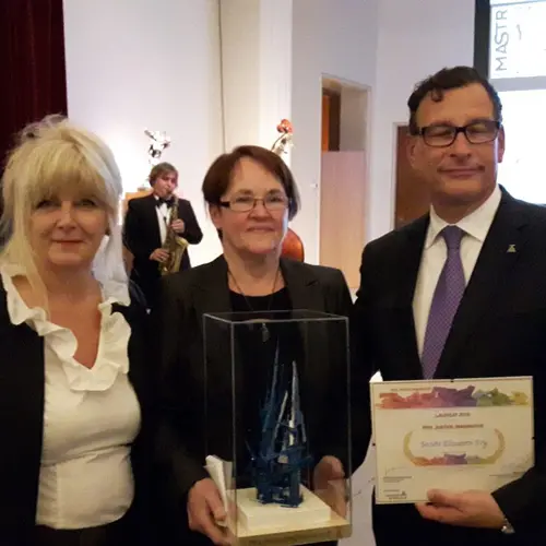 Photo de la remise du prixx