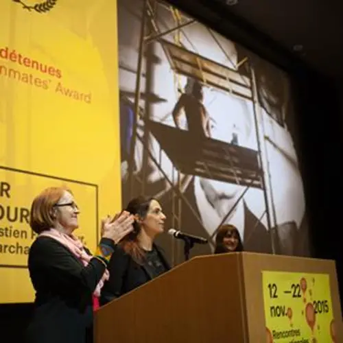 Photo de la remise du prix