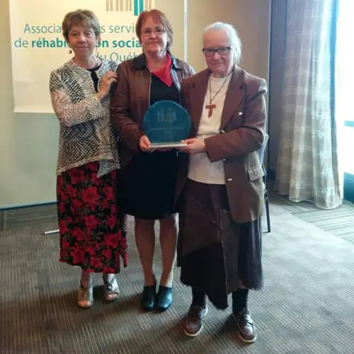 Photo de la remise du prix