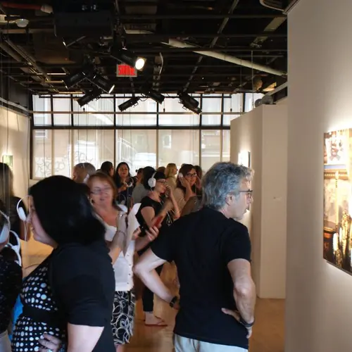 Vernissage de l'exposition Décliner votre identité (Lancement à la Maison de la culture NDG, 2015)