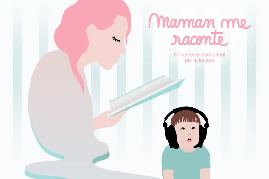 Illustration for the program "Maman me raconte"