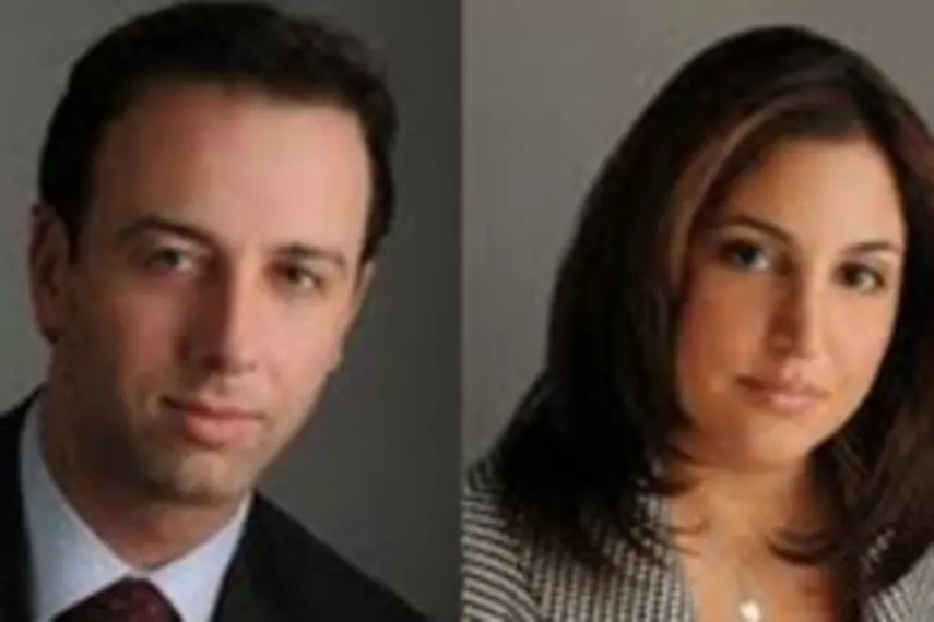 Photo de Lida Sara Nouraie et Nicholas St-Jacques 