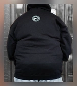 Hoodie noir, très grand