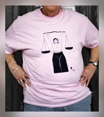 T-shirt rose, très grand